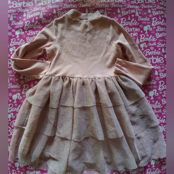 🎀Crewcuts Blush Tulle Party Layered Girls Dress Size 6 EUC & FREE GIFT - Picture 3 of 7